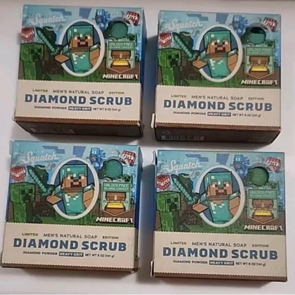 Minecraft Soap (4 pack)